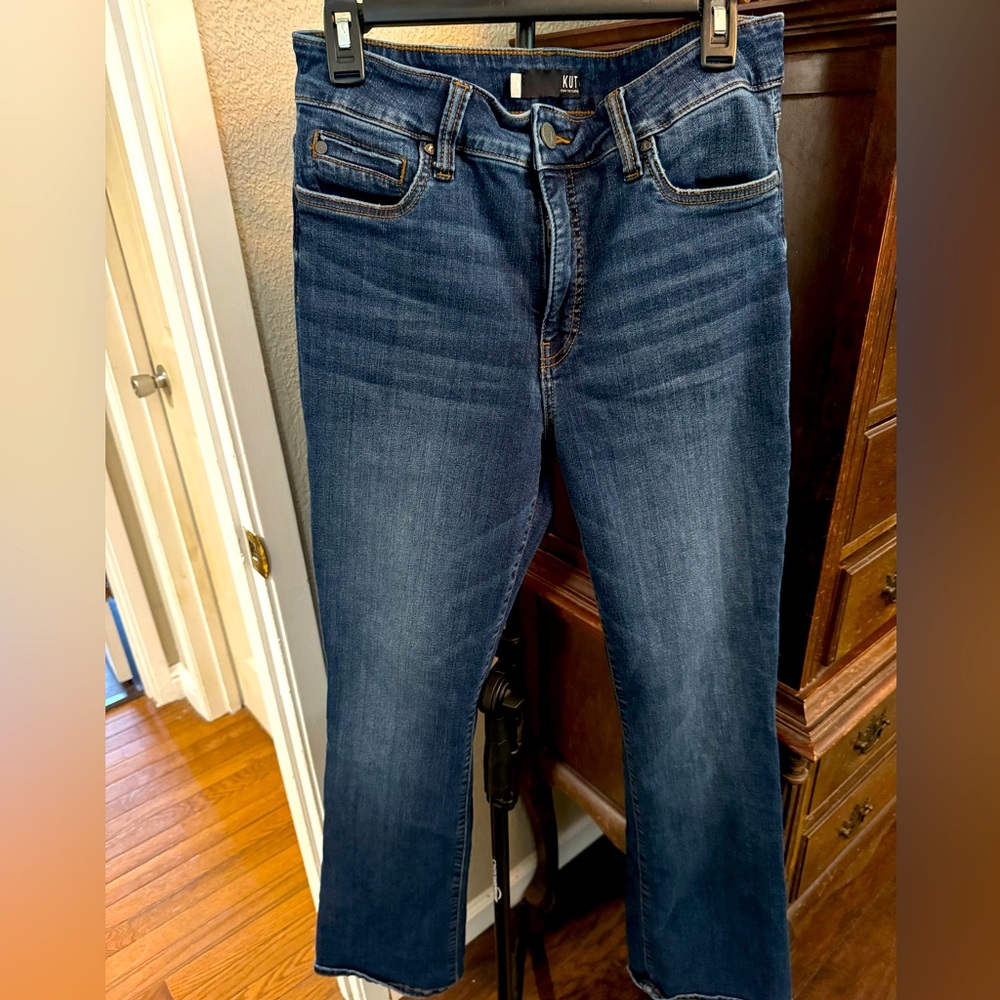 AB-SOLUTELY FABULOUS KUT FROM THE KLOTH “NATALIE” BOOTCUT JEANS - LIKE BRAND NEW